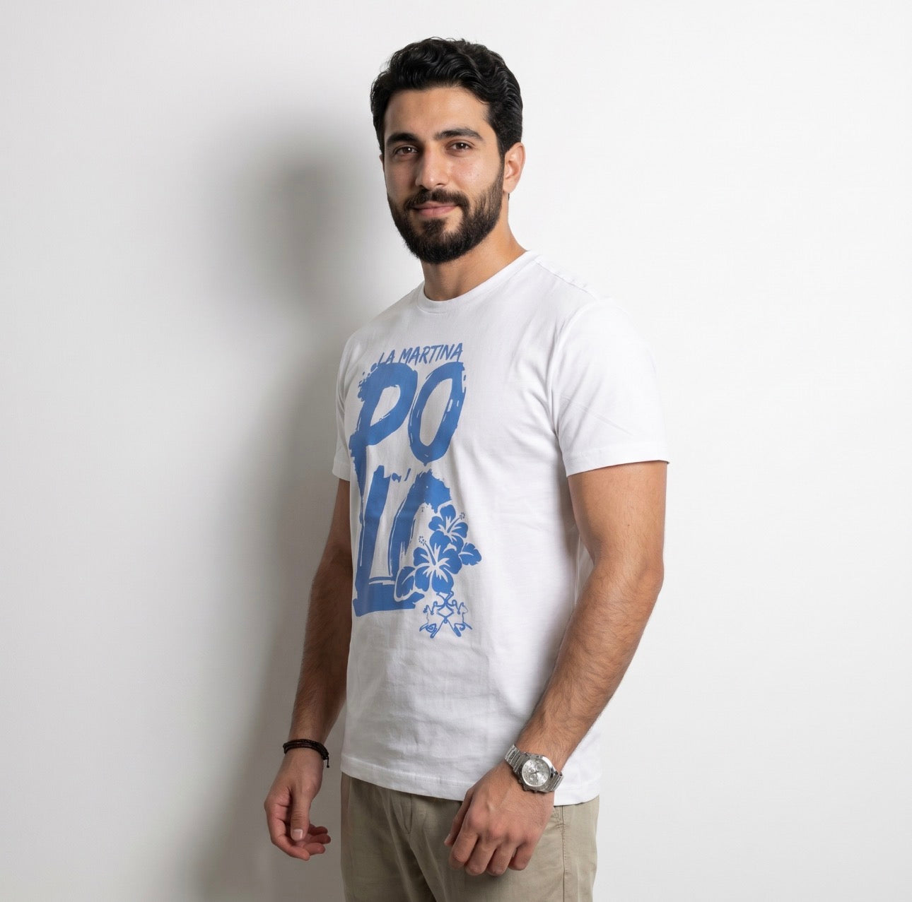 La Martina Tropical Polo Graphic T-Shirt