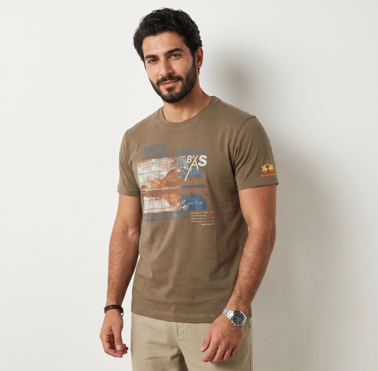 La Martina Travel Graphic T-Shirt