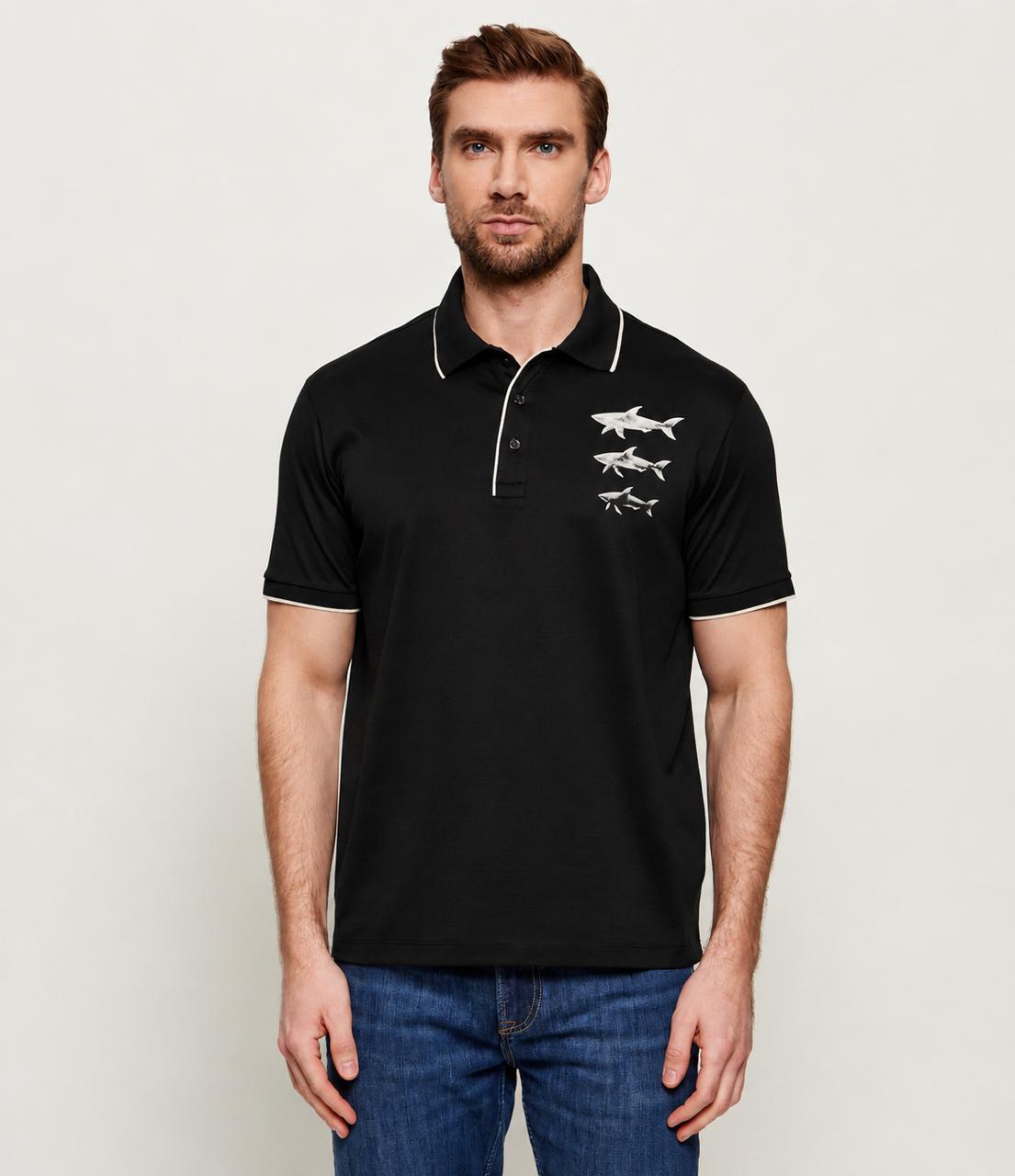 Paul & Shark Double Mercerised Jersey Polo