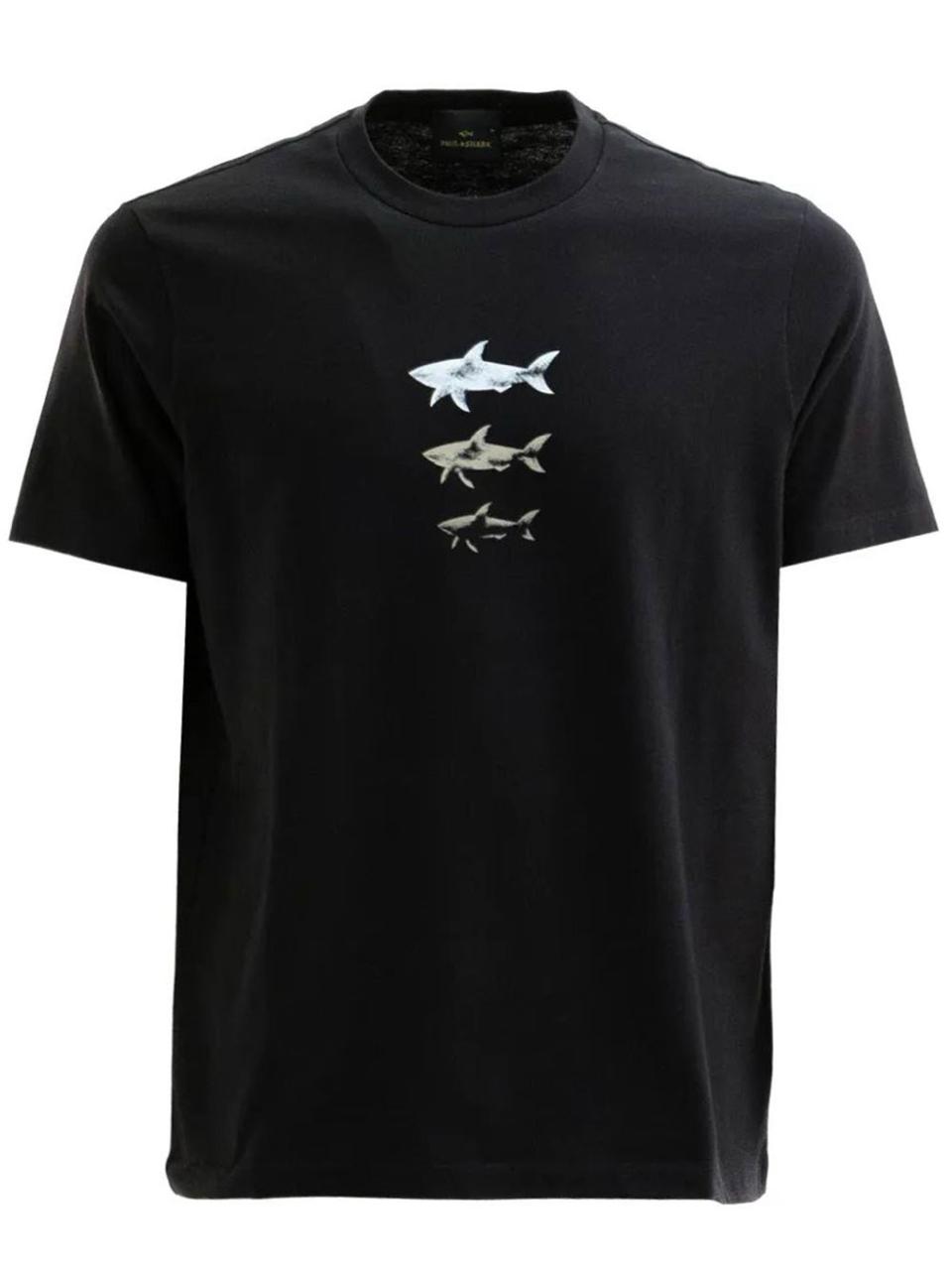 Paul & Shark Printed Cotton T-Shirt